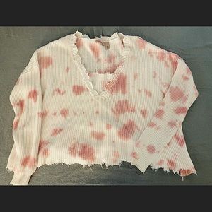 Willow + Root oversized distressed sweater from Buckle